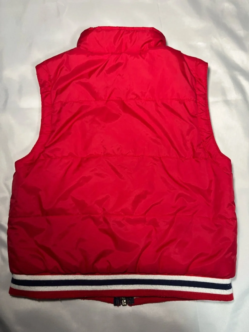 2005 Vintage Power‎ Rangers SPD Red Puffer Vest Kids 4T Patches Retro Zip Up